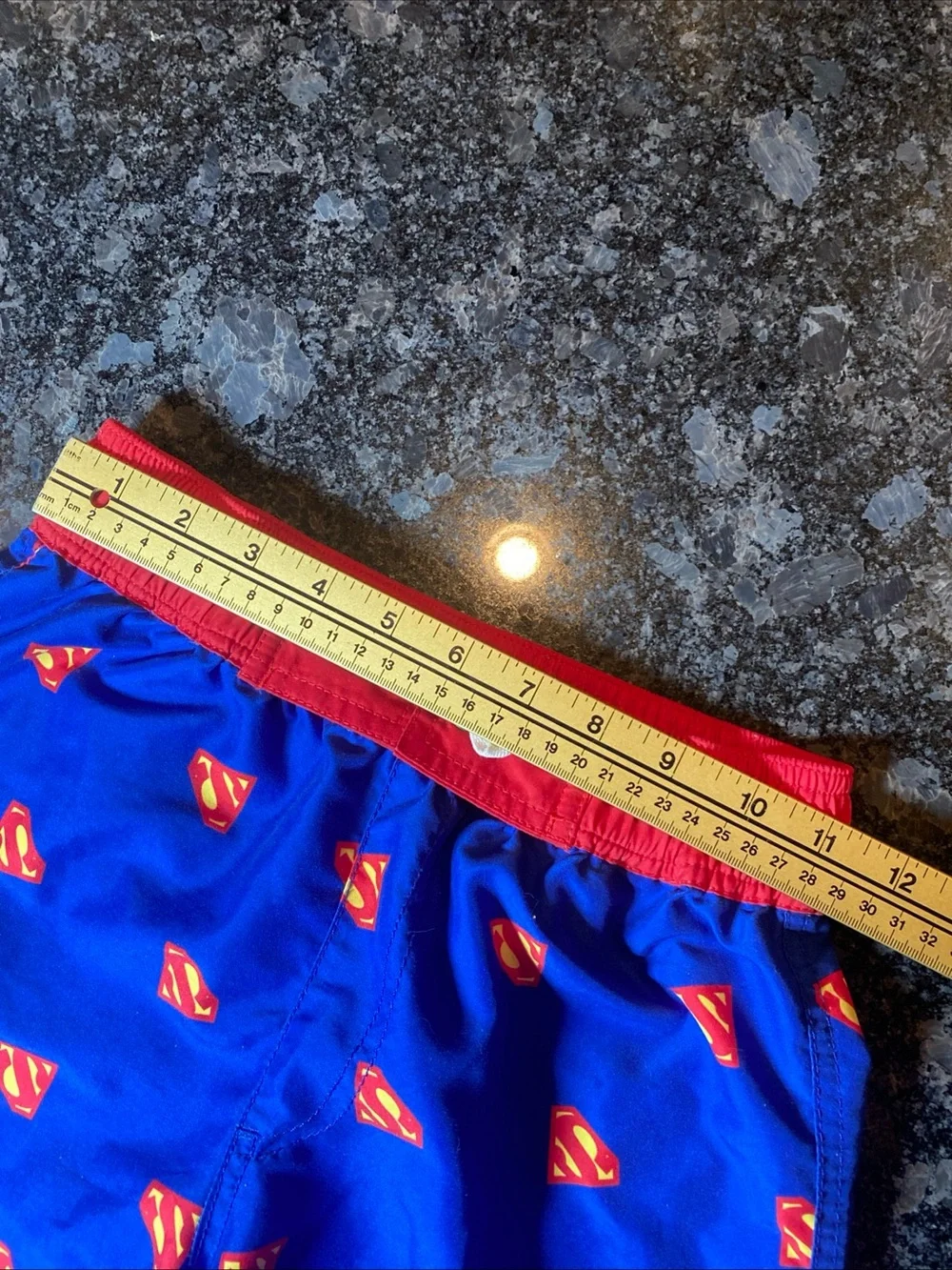 Hanna Andersson Superman Boys Swim Trunks Size 140 US 10